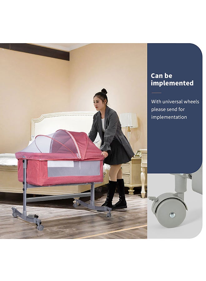 كيدل سرير أطفال متعدد الوظائف قابل للطي مع مظلة قابلة للتعديل وشبكة لمنع البعوض - Image 5