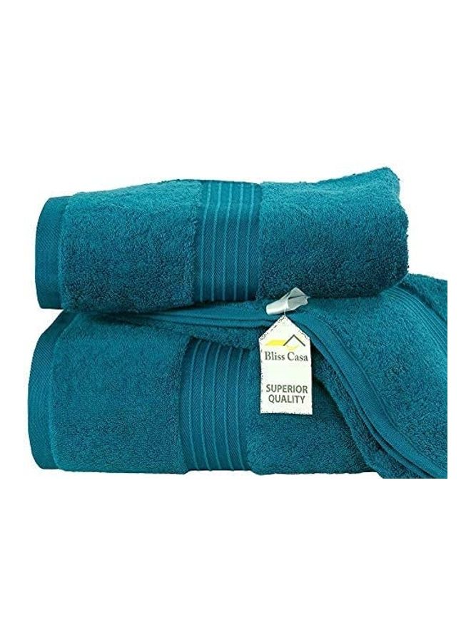 Bliss Casa - Bliss Casa 2-Piece Bath Sheets, 100% Combed Cotton 550 GSM Superior Quality Towels, Quick Dry Highly Absorbent, Thick, Soft and Hotel Bathroom Towels for Bath and Spa 90x180 cm Navy 80x190cm - Image 1