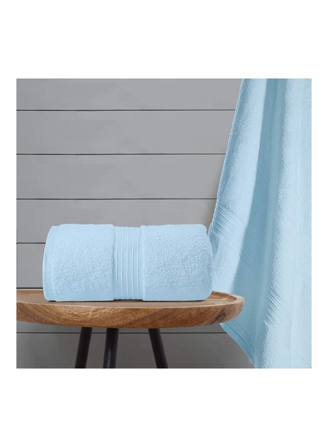 Bliss Casa 2-Piece Bath Sheets, 100% Combed Cotton 550 GSM Superior Quality Towels, Quick Dry Highly Absorbent, Thick, Soft and Hotel Bathroom Towels for Bath and Spa 90x180 cm Light Blue 80x190cm - v1628592595/N49966177A_5