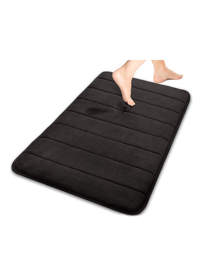 Non-Slip Foam Bath Mat Black 24x17x0.01inch - v1628594462/N49966430A_1