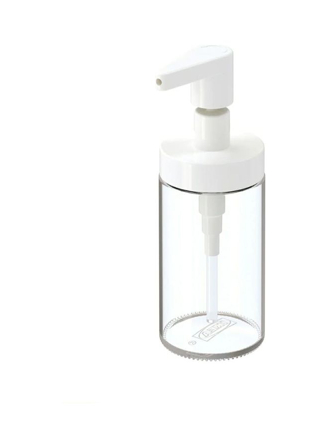 موزع صابون مضاد للتسرب أبيض/ شفاف 500ملليلتر  - Image 1