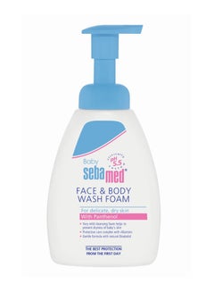 Sebamed Face And Body Wash Foam With Panthenol For Baby Delicate And Dry Skin, 400ml  - Image 1