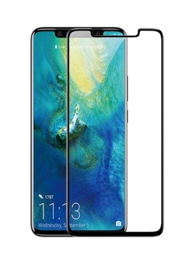 شيزي لاصقة حماية للشاشة من الزجاج المقوى لهاتف هواوي ميت 20 أسود/شفاف - Image 1