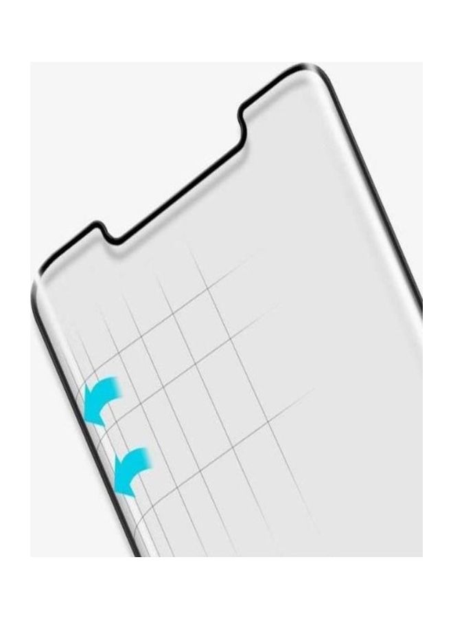 شيزي لاصقة حماية للشاشة من الزجاج المقوى لهاتف هواوي ميت 20 أسود/شفاف - Image 2