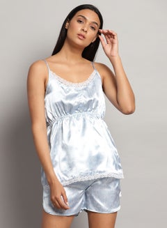 Casual Teddy Pyjama Set Silver
