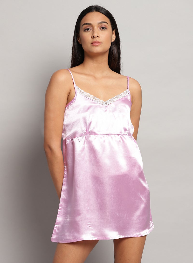 Aila Casual Comfortable Babydoll Pink - Image 1