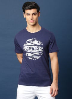 Navy Blue/White