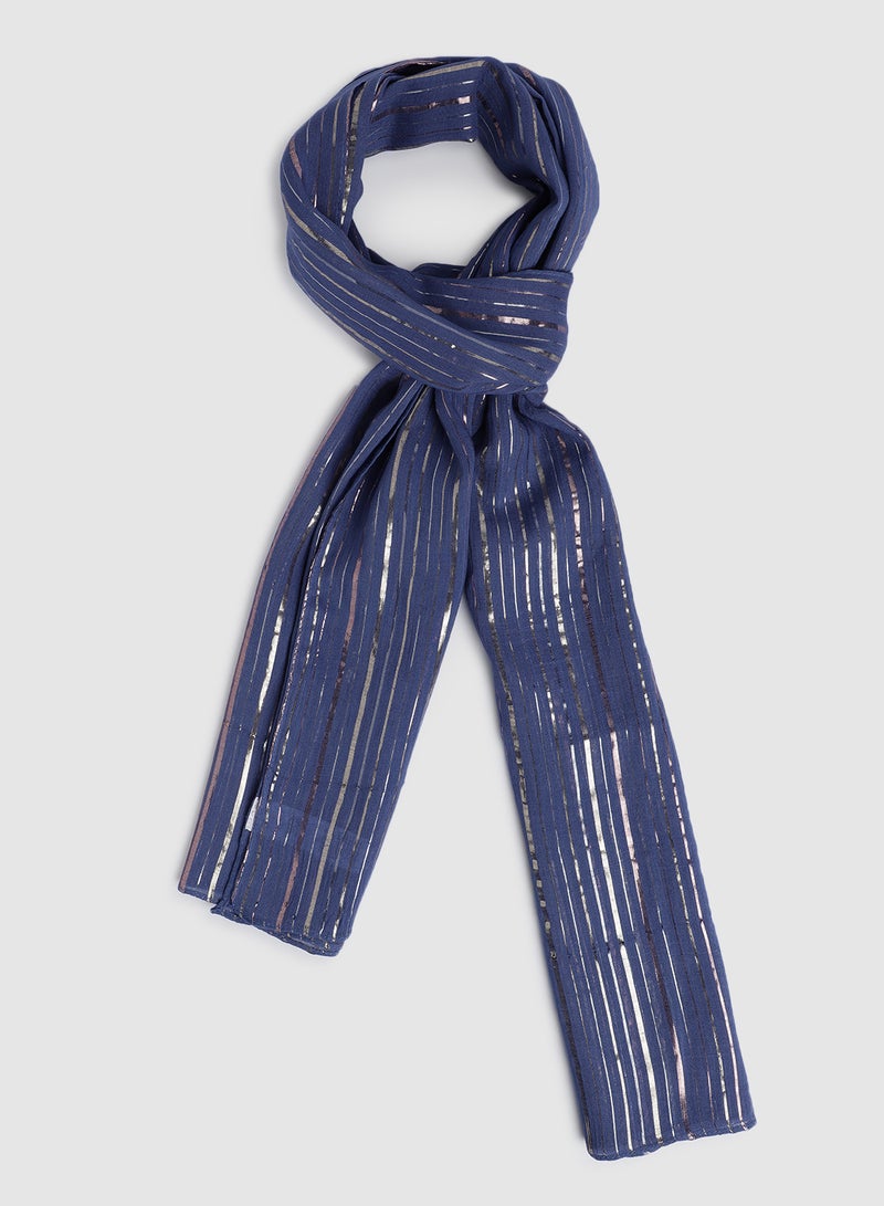 Aila Casual Regular Scarf Purple  - Image 1