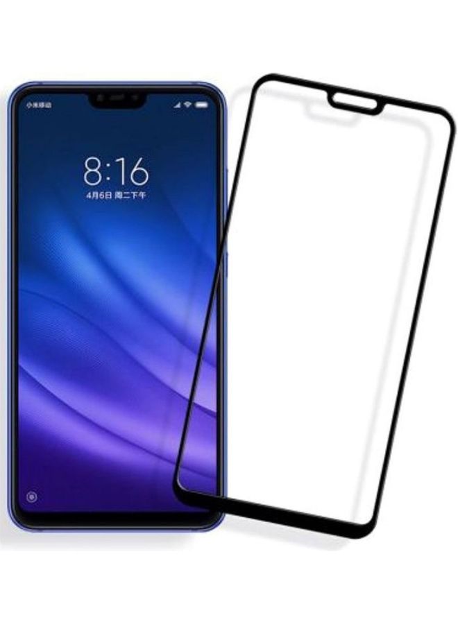 shAyzee Tempered Glass Screen Protector For Xiaomi Mi 8 Lite Clear/Black - Image 1