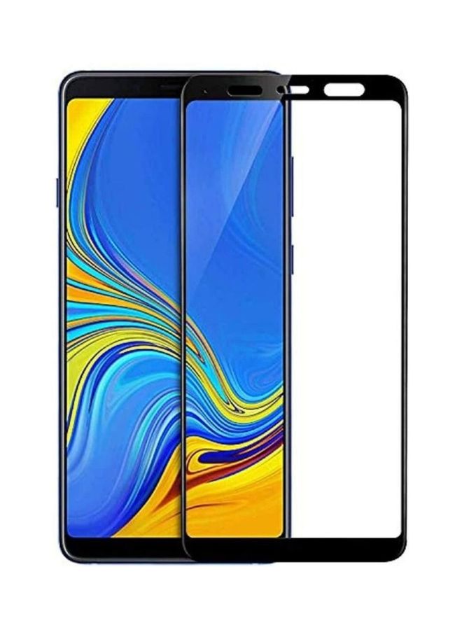 شيزي واقي شاشة من الزجاج المقوى 5D لهاتف سامسونج جالاكسي A9 أسود/شفاف - Image 1