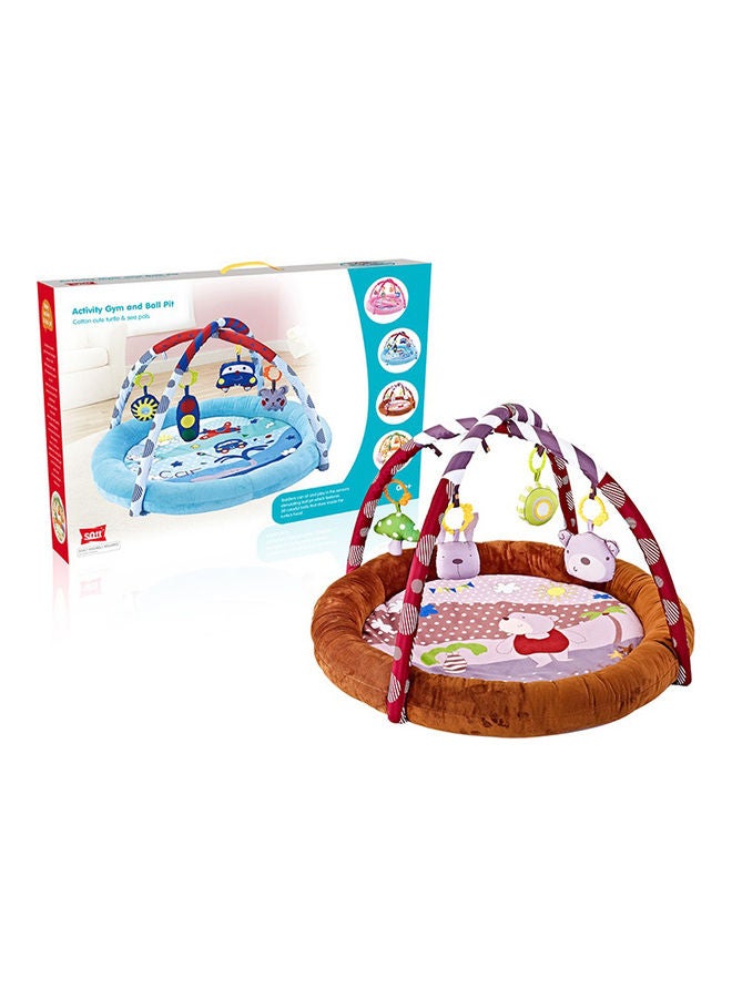 ليتل أنجل بساط لعب للأطفال مناسب لصالة الألعاب الرياضية وللصبيان والبنات - لون بني - Image 2