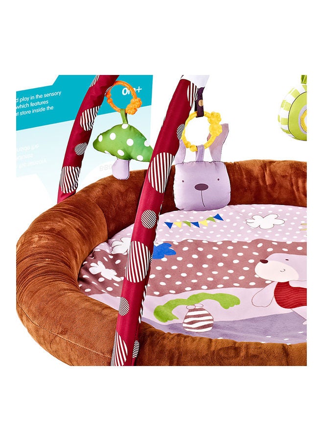 ليتل أنجل بساط لعب للأطفال مناسب لصالة الألعاب الرياضية وللصبيان والبنات - لون بني - Image 3