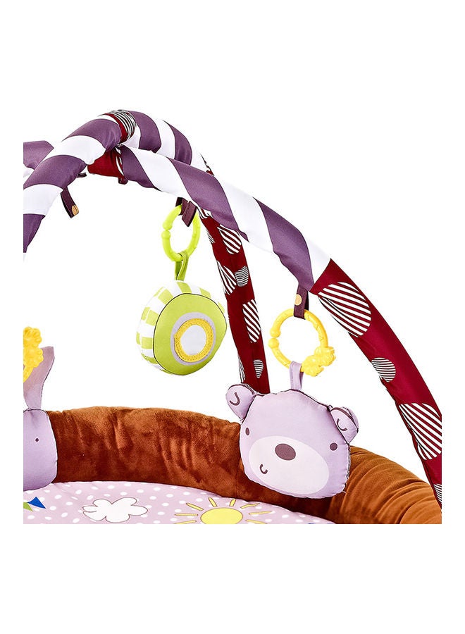 ليتل أنجل بساط لعب للأطفال مناسب لصالة الألعاب الرياضية وللصبيان والبنات - لون بني - Image 4