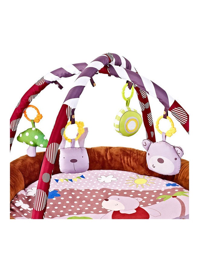 ليتل أنجل بساط لعب للأطفال مناسب لصالة الألعاب الرياضية وللصبيان والبنات - لون بني - Image 5