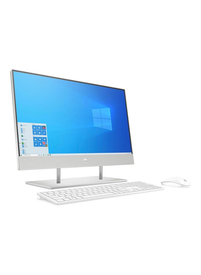 HP - All In One Desktop With 23.8-Inch Display, Core i7 Processor/16GB RAM/1TB HDD + 128 GB SSD/Integrated Graphics/English & Arabic keyboard English/Arabic Natural Silver - Image 1