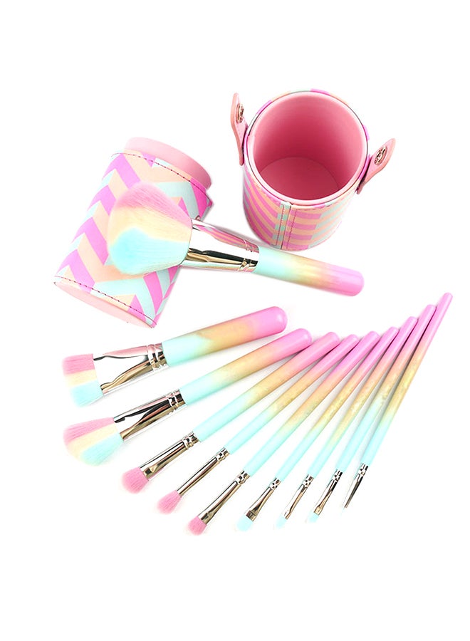 VILILY - 11-Piece Makeup Brush Set With Box Multicolour - Image 1