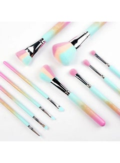 VILILY 11-Piece Makeup Brush Set With Box Multicolour  - Image 4