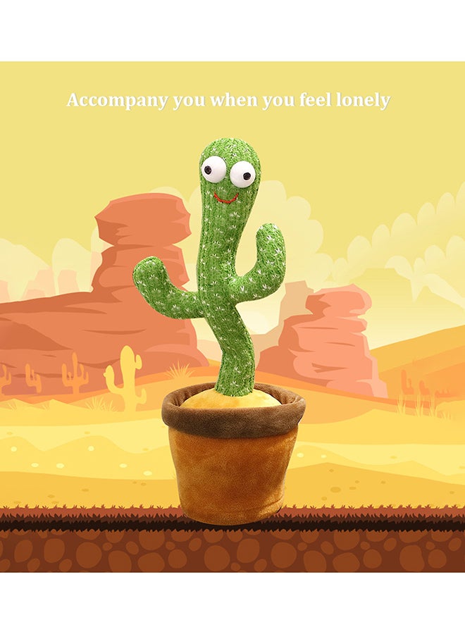 Generic - Electronic Dancing & Singing Cactus Knitted Doll - Image 1