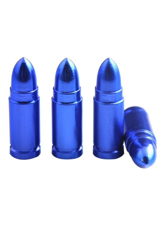 Generic 4-Piece Bullet Style Tyre Valve Dust Caps  - Image 4