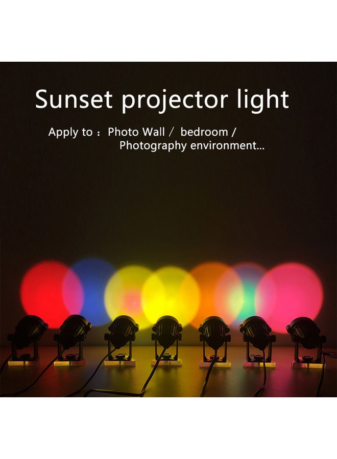 USB Powered Sunset Projector LED Lamp Blue  - Image 5