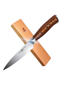 High Carbon German Stainless Steel Cutlery Chef Knife Brown/Silver