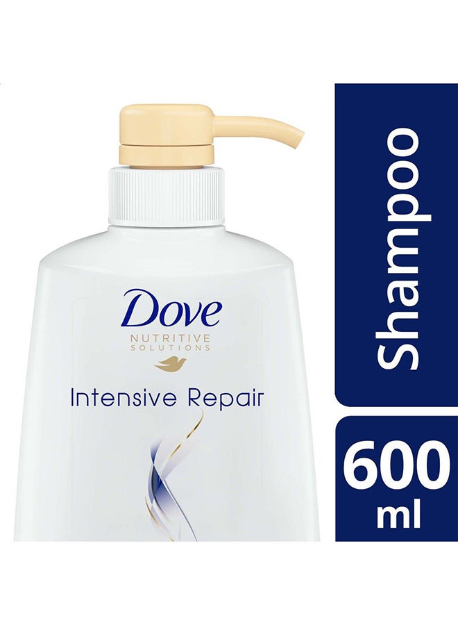 Dove - Intensive Repair Shampoo White/Blue 600ml - Image 1