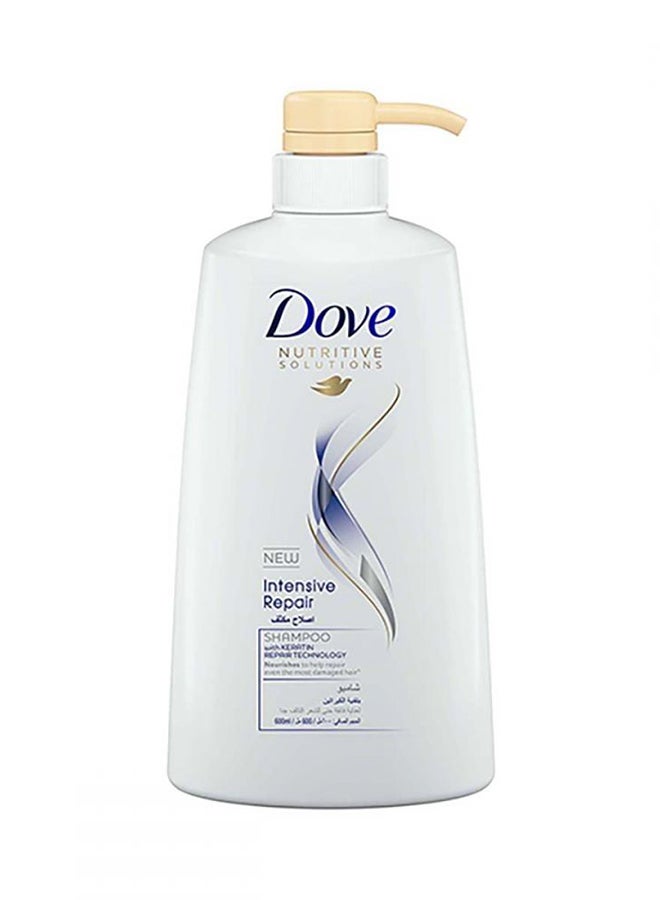 Dove - Intensive Repair Shampoo White/Blue 600ml - Image 1