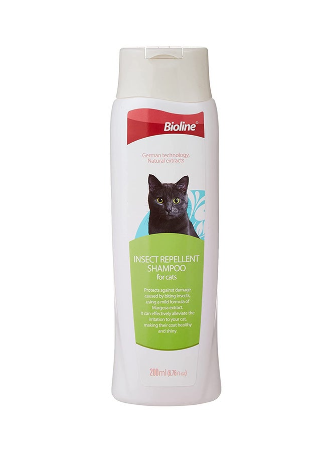 Bioline Insect Repellant Shampoo For Cats White 200ml