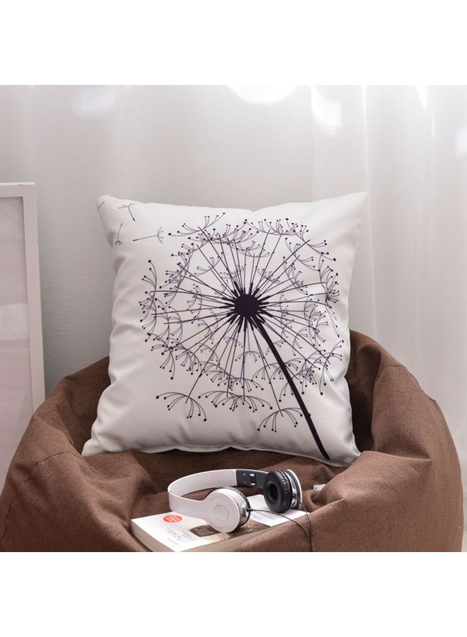 Square Shaped Cushion Cover White/Blue - Image 2