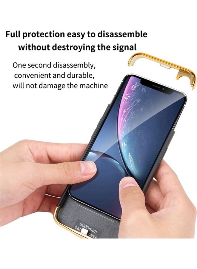 Generic - Portable Protective Charging Case Compatible with iPhone 12/12 pro Blue - Image 1