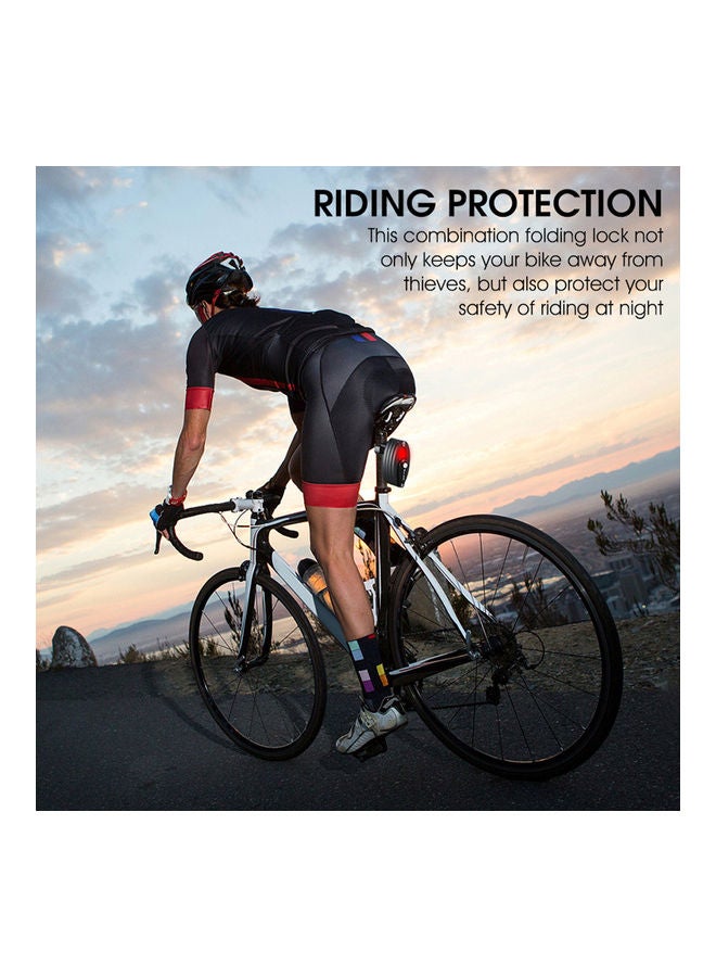 ويست بايكنج قفل دراجة قابل للطي بكلمة مرور - Image 2