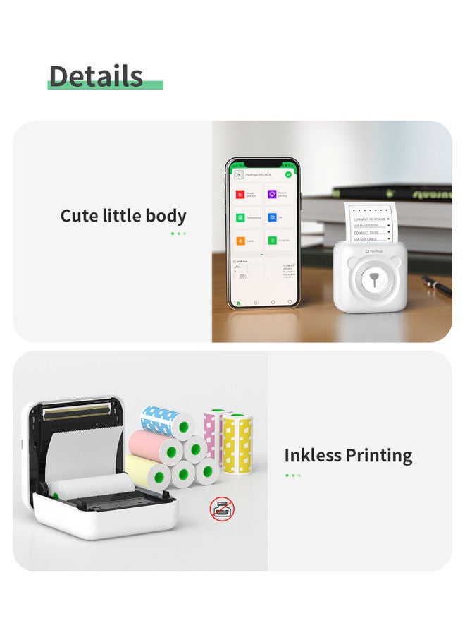 PeriPage - A6 Mini Pocket Printer With AR Photo Function Brown - Image 1