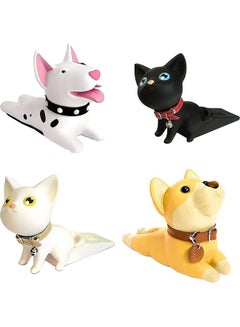 ماركة غير محددة Baby Safety Creative Wedge Doorstop Cute Cartoon Dog Door Stopper Baby Protect Khaki 14X4.5X9cm  - Image 1