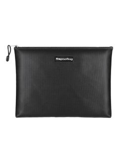 Generic Fireproof Silicone Coated Document Bag With Zipper Closure Black  - Image 4