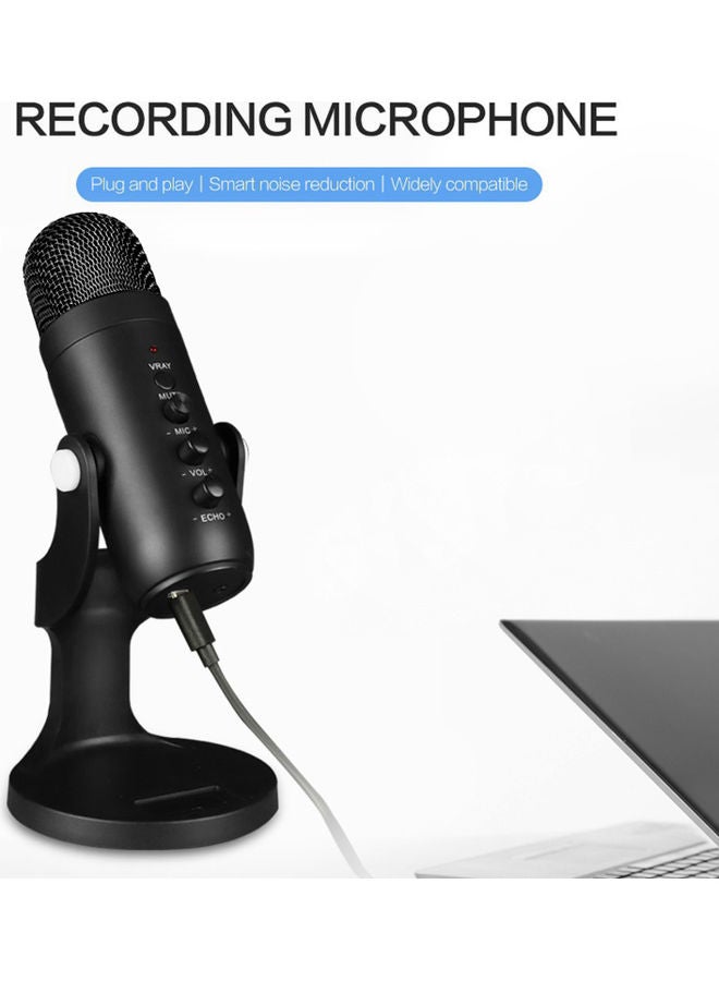 Generic - USB Condenser Microphone Black - Image 1