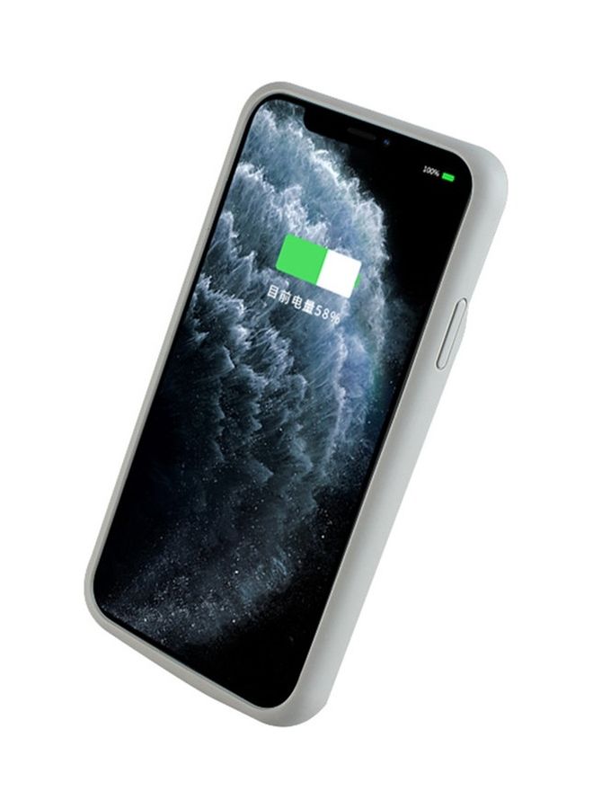 Generic - Slim And External Backup Battery 6000 mah Power Bank For iPhone 11 Pro White - Image 1