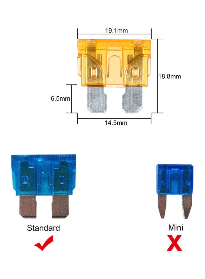 Generic 6 Way Blade Fuse Box With LED Indicator  - Image 2