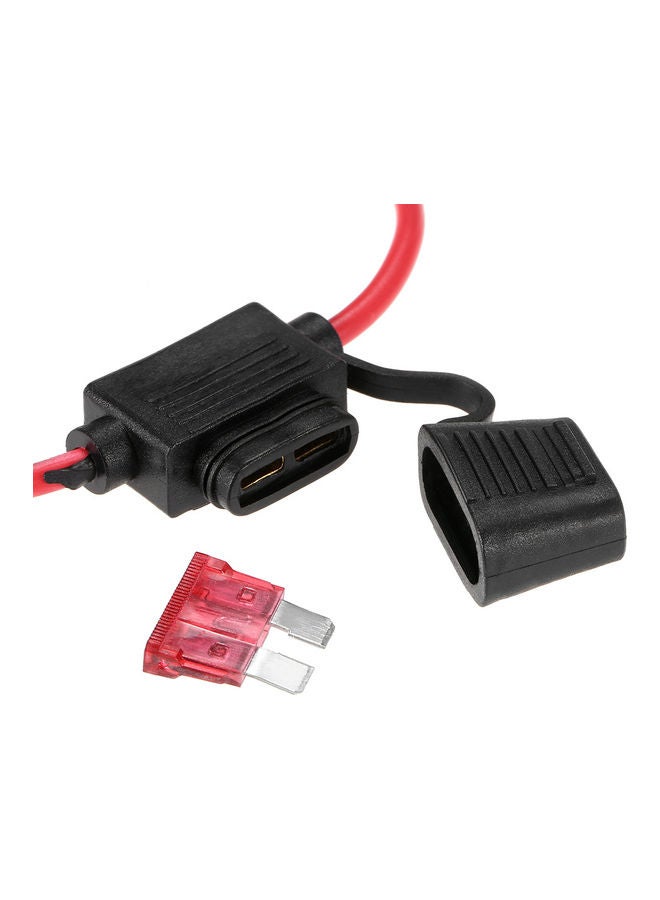 Generic - 10-Piece DC 12V 40A Standard Blade Inline Fuse Holder - Image 1