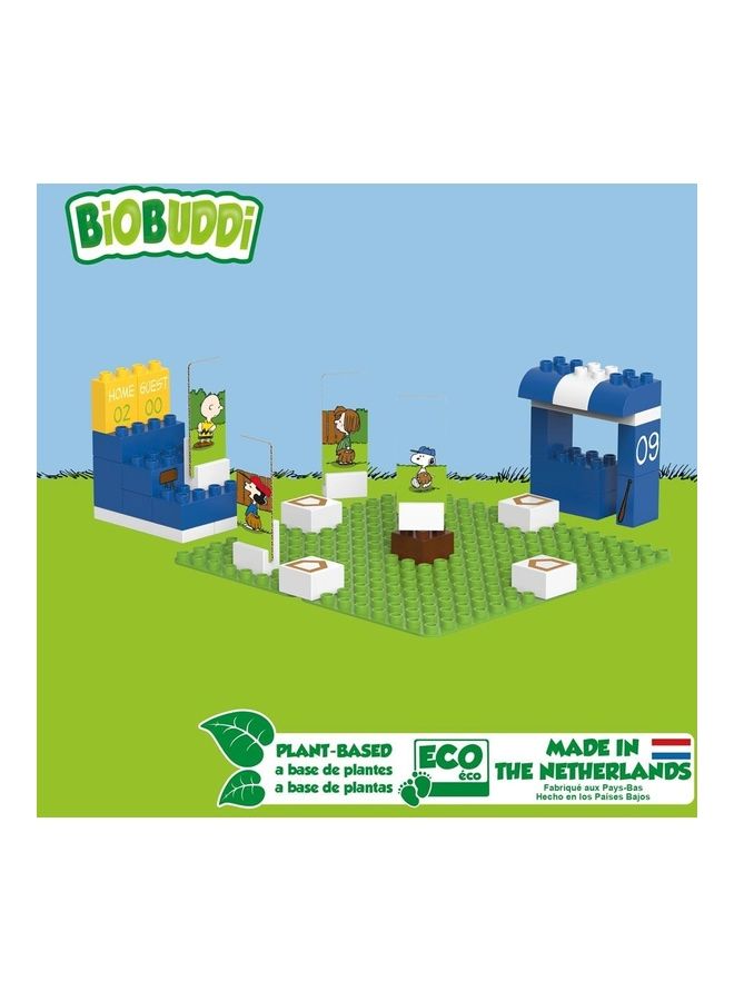 BioBUDDi BB-0194 Snoopy Baseball Building Set 39 6+ Years - Image 2