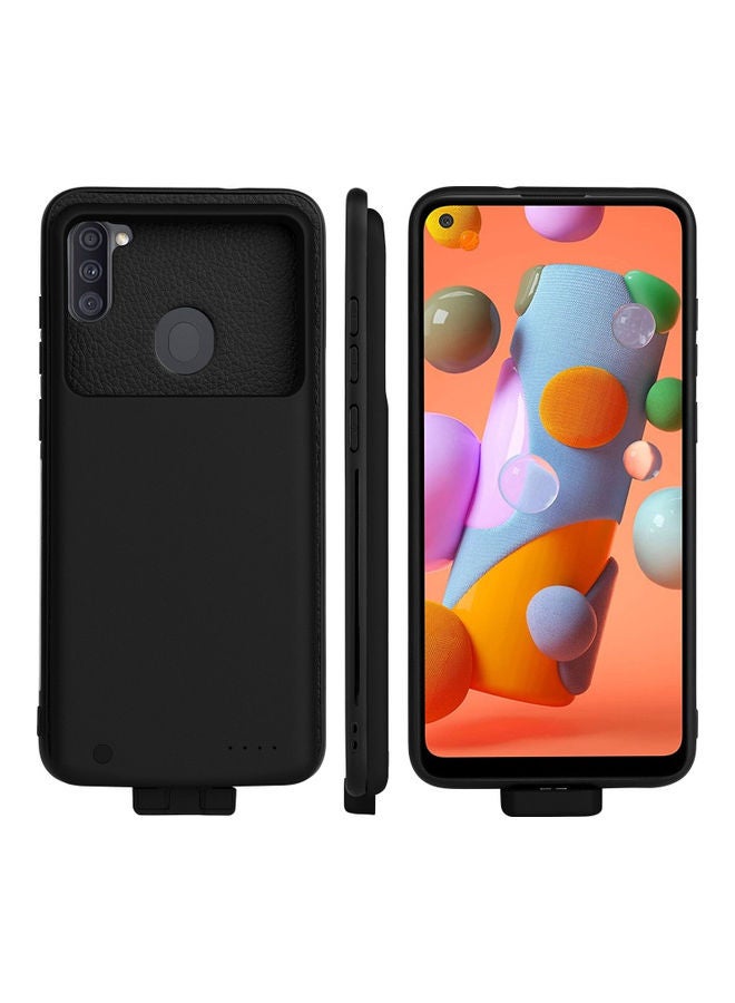 Rechargeable Extended Charger Case Portable Protective Charging Case Backup Power Bank Black