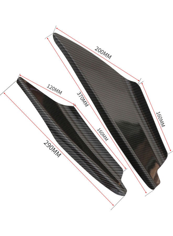 Generic Front Bumper Spoiler Lip Splitter Canard Refit Kit  - Image 5