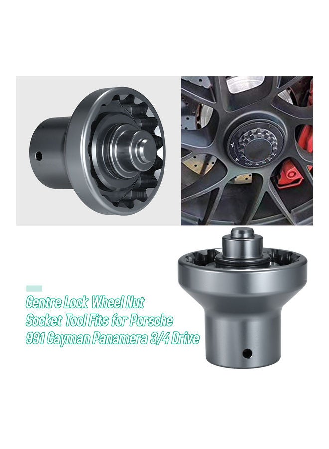 Generic - Centre Lock Wheel Nut Socket Tool Black - Image 1