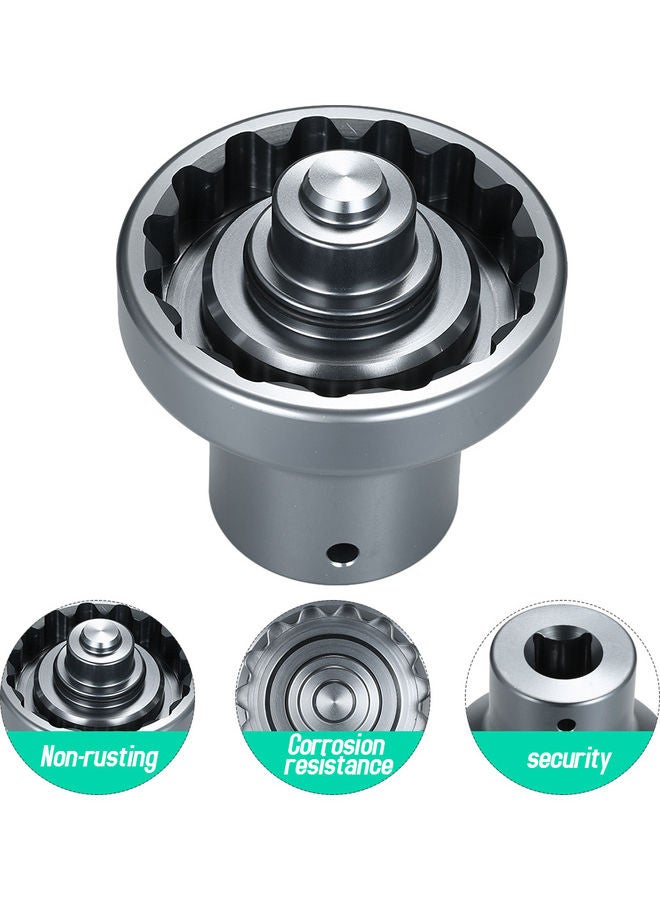 Generic - Centre Lock Wheel Nut Socket Tool Black - Image 1