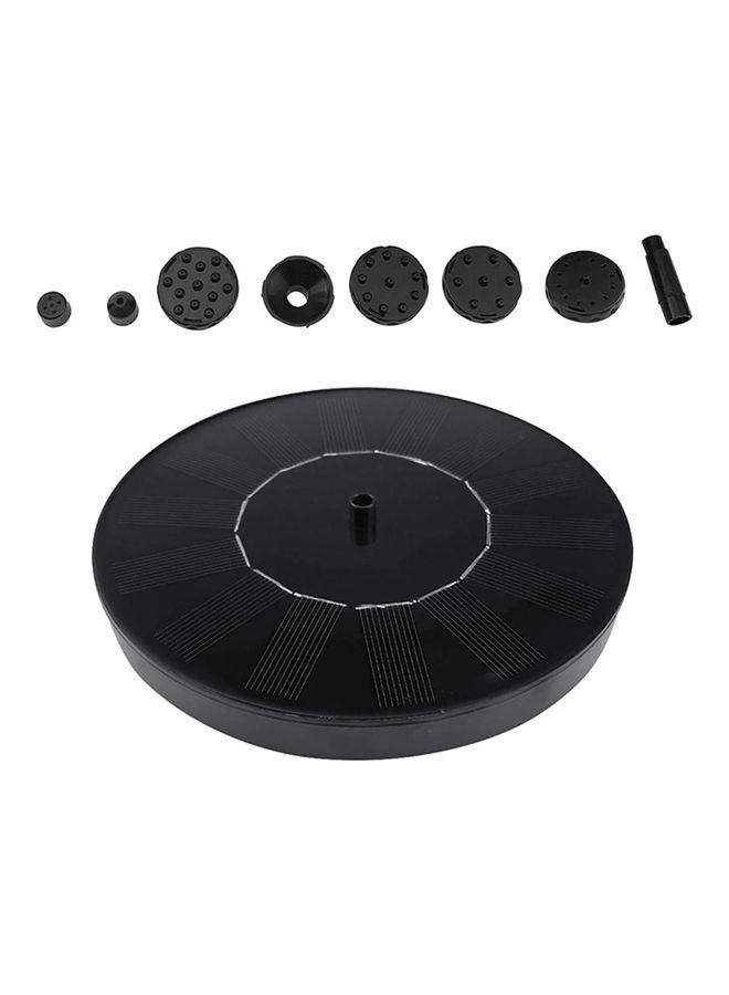 Generic Solar Water Pump Fountain Black  - Image 1