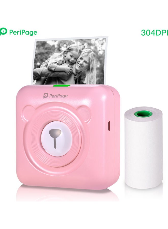 PeriPage A6 Mini Pocket Instant Printer Pink  - Image 2