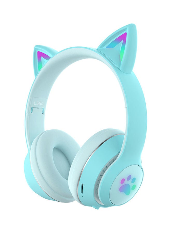 Cat Ear Headphones Blue