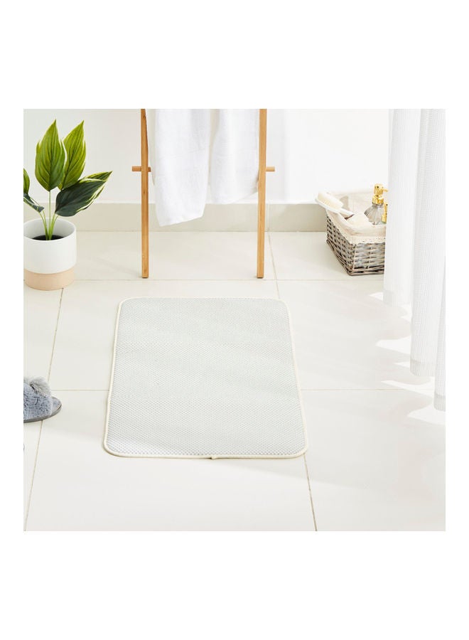 Home Box - Lauren Quick-Dry Bath Mat Beige 80x47cm - Image 1