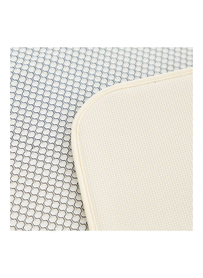 Home Box - Lauren Quick-Dry Bath Mat Beige 80x47cm - Image 1