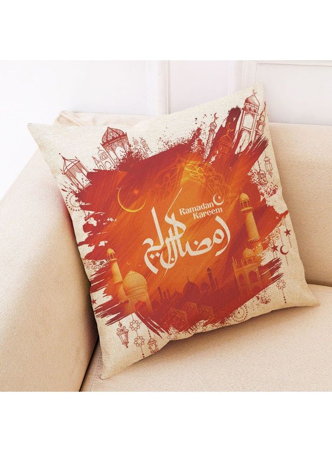 Home Altra-Soft Cushion Linen Printed Pillow Office Pillow  Pillowcase 1649 Multi-color 20*20*8cm 