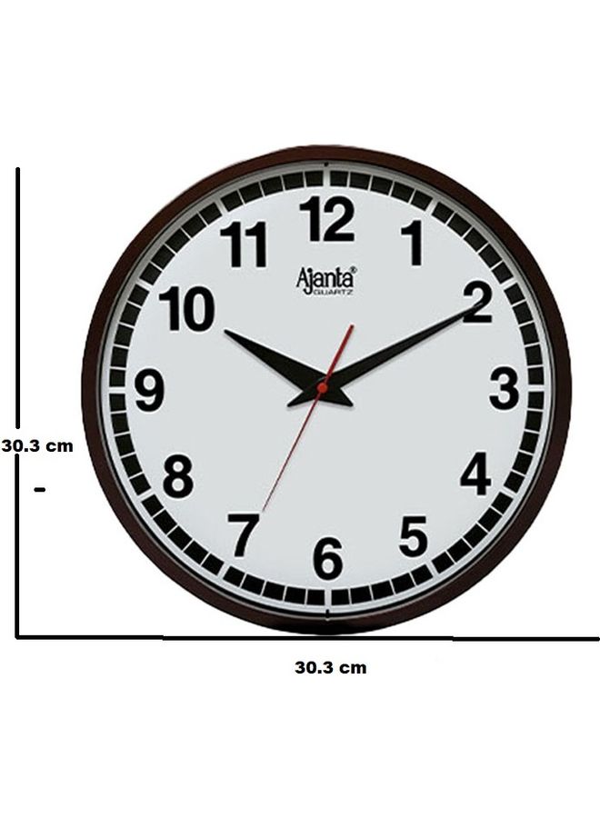 أجانتا ساعة حائط بعقارب بتصميم مميز. أسود/ أبيض  - Image 3